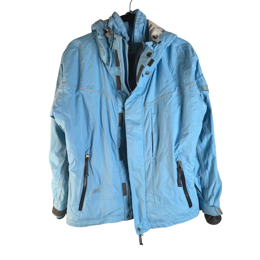 Betty Rides Womens Blue Q Lab Series Snowboarding Jacket Size Medium
